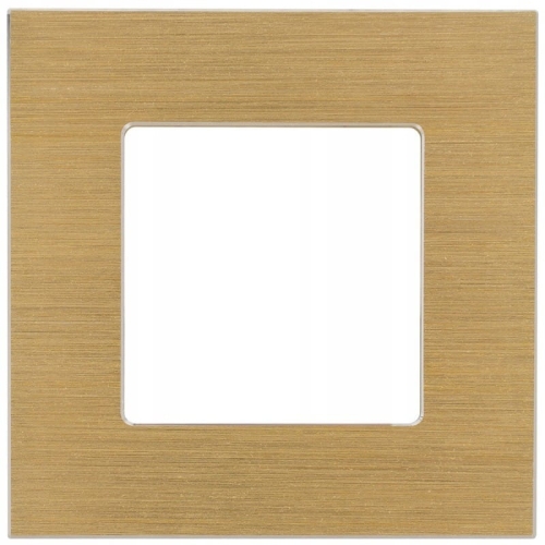 Ramka Aluminiowa Pojedyncza Złota do Modułów