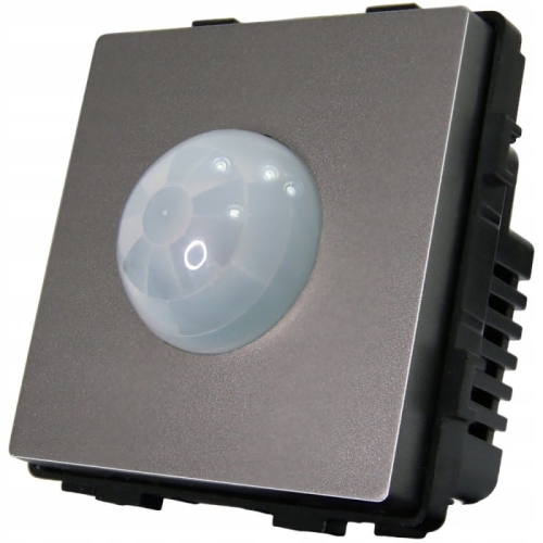 Moduł Czujnik Ruchu Zmierzchowy PIR Szary do Ramek