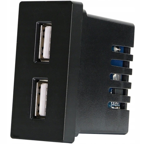 Moduł Podwójne Gniazdo Ładowarka USB 2.4A do Ramek