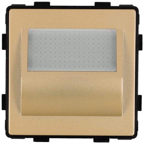 Moduł Lampka Schodowa Podłogowa Ścienna LED 1W Złota do Ramek