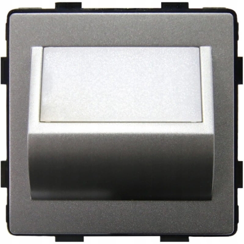 Moduł Lampka Schodowa Podłogowa Ścienna LED 1W Ciepła, Szara do Ramek