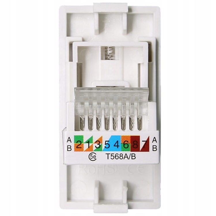 Moduł Gniazdo Komputerowe Intrnetowe RJ45 kat 5e