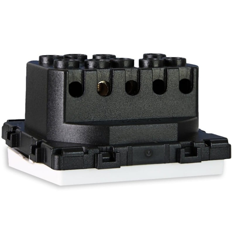 Moduł Włącznik Pojedynczy Biały do Ramek MIUUN