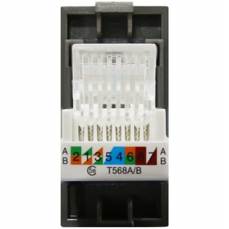 Moduł Gniazdo Komputerowe RJ45 kat 5e do Ramek