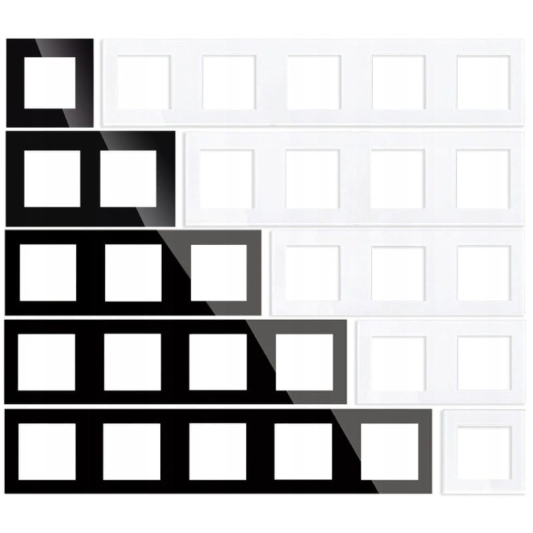 Gniazdo Czarne z Bolcem + Gniazdo USB A + C Zestaw z Ramką PCV