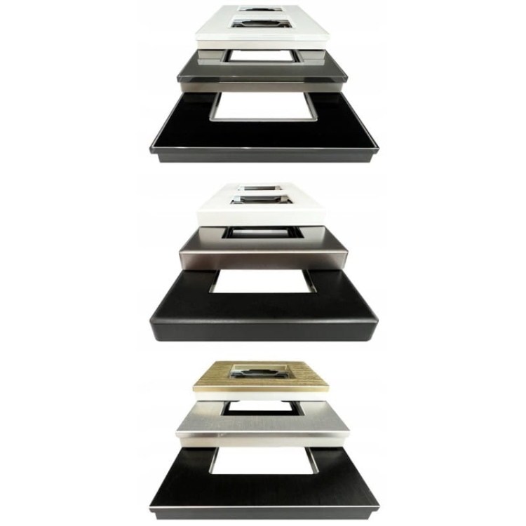 1/2 Zaślepka Czarna do Ramek MIUUN