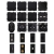 Gniazdo Czarne z Bolcem + Gniazdo USB A + C Zestaw z Ramką PCV