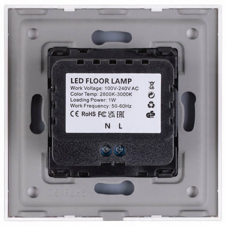 Lampka LED Podłogowa Schodowa Ścienna Złota Zestaw z Ramką MIUUN