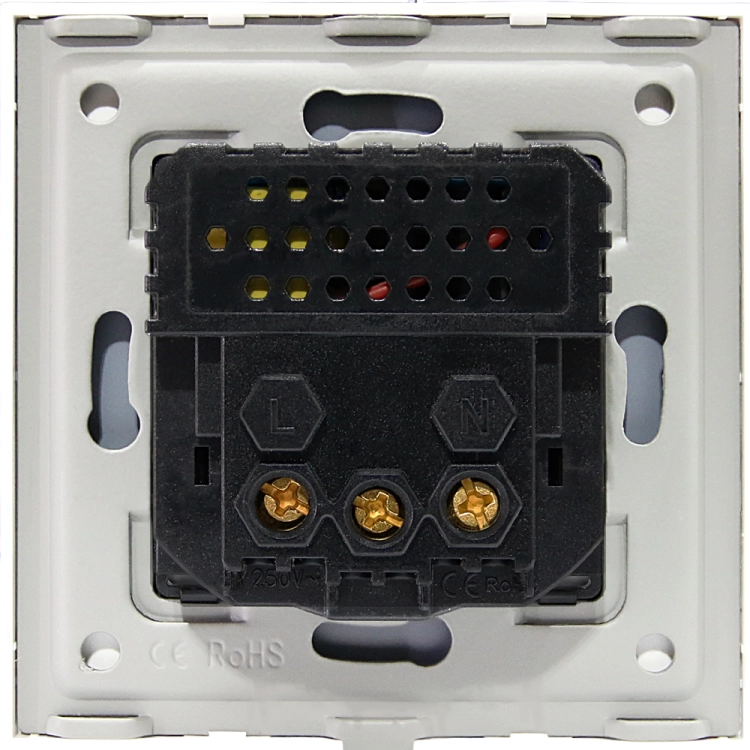 Gniazdo Szklane MATOWE z Bolcem + Podwójna Ładowarka USB A+C 20W MIUUN