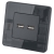 Podwójna Ładowarka USB 3.1A Szara Zestaw z Ramką Szklaną POŁYSK MIUUN